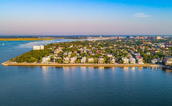 Charleston pil havadan Charleston, Güney Carolina, ABD — Stok fotoğraf