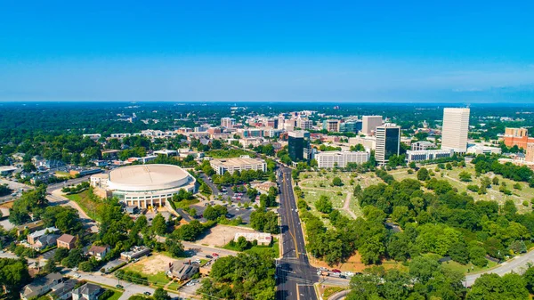 Centro de Greenville South Carolina Skyline Aerial —  Fotos de Stock