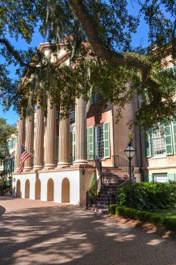 Güney Carolina SC Charleston College ana bina koloni mimarisi Randolph Hall.