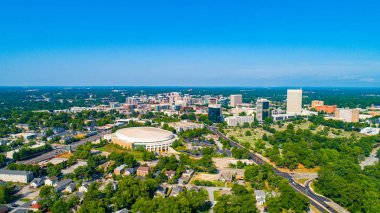 Main Street Skyline hava Greenville Güney Carolina SC içinde.
