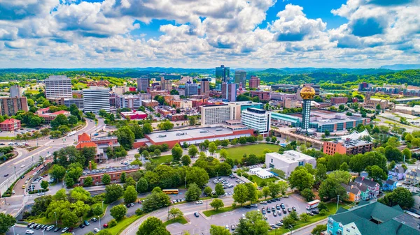 Gród Downtown Knoxville Tennessee Skyline — Zdjęcie stockowe