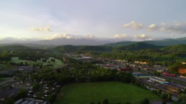 Güvercin Forge ve Sevierville Tennessee, drone hava
