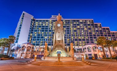Daytona Beach Florida fl aydınlatmalı Saat Kulesi