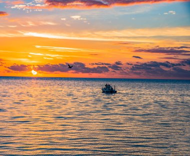 Islamorada Florida Keys Sunrise from Cheeca Lodge clipart