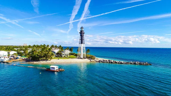フォートローダーデールの灯台ポイント空中(フロリダ州)、アメリカ合衆国 — ストック写真