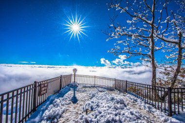 Greenville Güney Carolina Sc yakınlarındaki Snowy Paradise Caesars Head