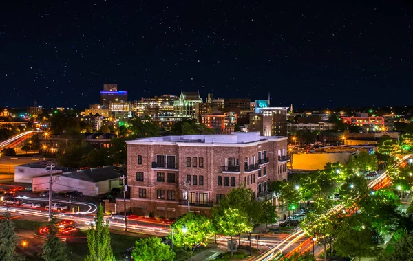Centrum miasta Greenville, South Carolina, Stany Zjednoczone Ameryki — Zdjęcie stockowe