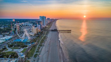 Myrtle Beach Güney Carolina Sc Drone Skyline Hava