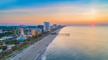 Myrtle Beach Güney Carolina Sc Skyline Hava Görünümü