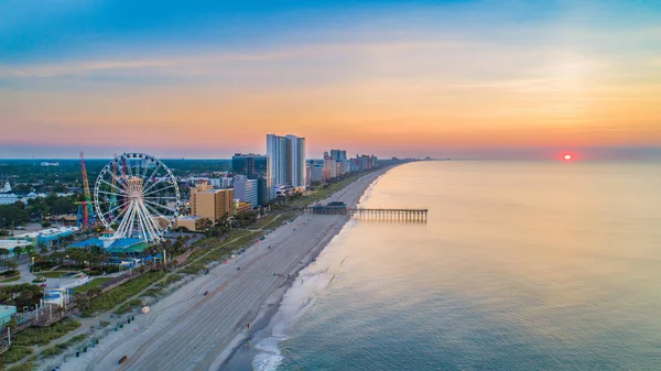 Myrtle Beach South Carolina SC Skyline vista aérea — Fotografia de Stock