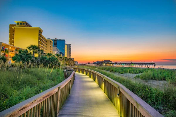 Myrtle Beach South Carolina SC wschód słońca — Zdjęcie stockowe