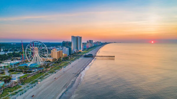 Myrtle Beach Güney Carolina Drone Skyline Hava — Stok fotoğraf