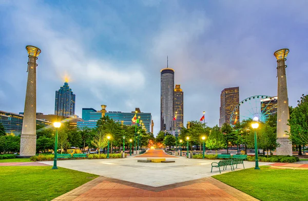Atlanta Geórgia GA Centennial Park — Fotografia de Stock