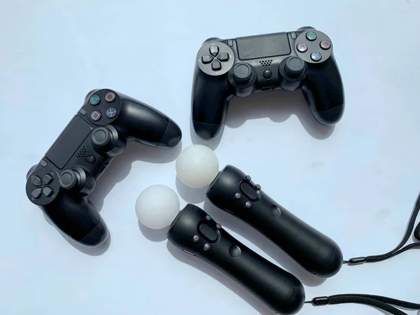 Joysticki do kontrolera ruchu konsoli do gier. — Zdjęcie stockowe