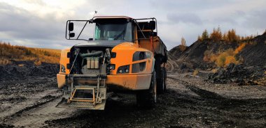 Volvo damperli kamyon, taşıma.