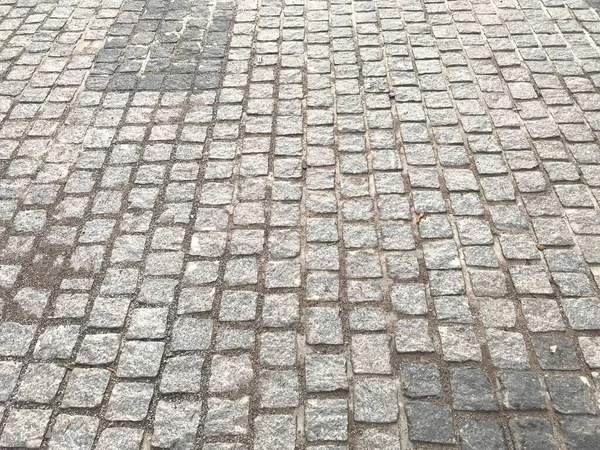 Suelo Cubo Piedra Lugar Azulejos Entrelazados Frente Del Famoso Templo —  Fotos de Stock