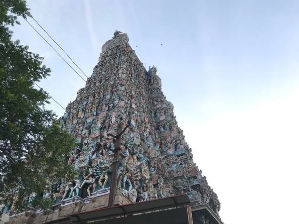 Ancien Temple Avec Des Milliers Statues Déesse Masculine Féminine Dans — Photo