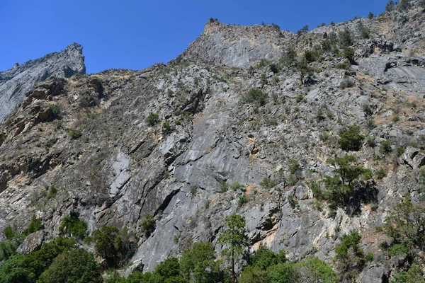 Gray rocks in Kings Canyon National Park, California, USA