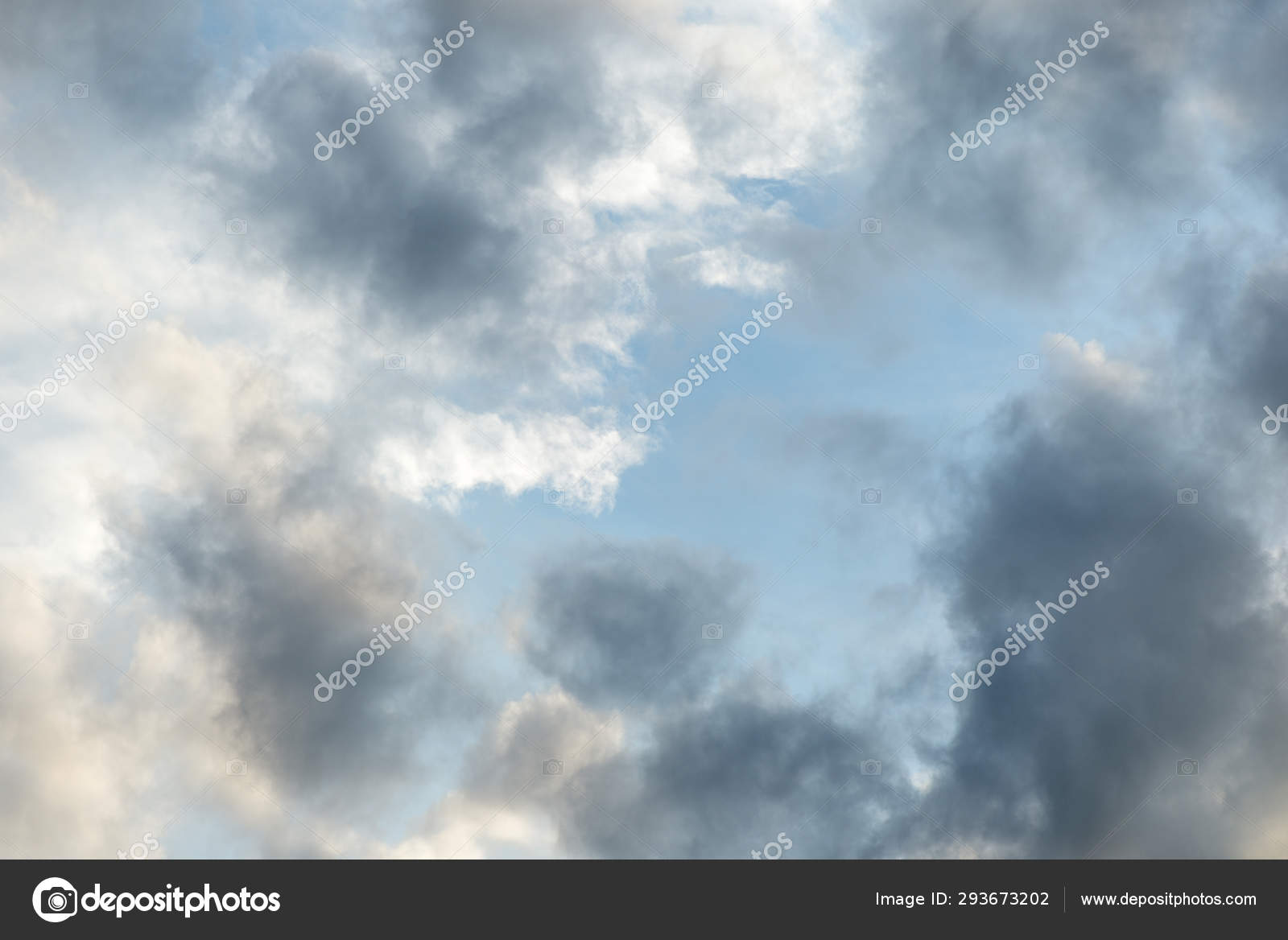Cloudy Sky Overcast Day Dramatic Background Stock Photo C Tallula