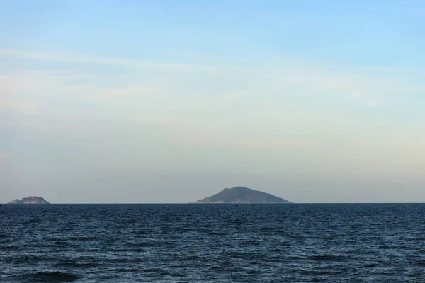 View from the coast to the East Vietnam sea and Cham islands. Hoi An, Vietnam