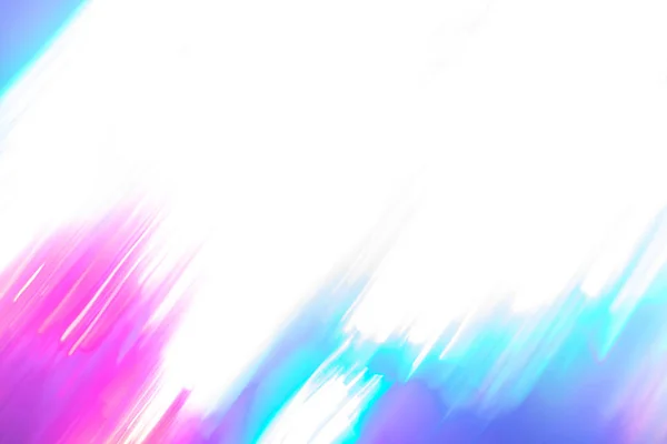 Modaya uygun renklerin neon ışıklarının bulanık beyaz-pembe-turkuaz arka planı. 