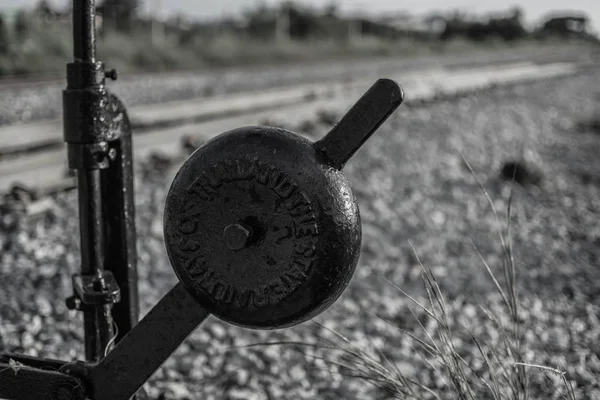 demiryolu değişim yolunun vintage kolu