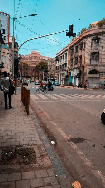 A Rua da Cidade de Mumbai em Verão — Fotografia de Stock