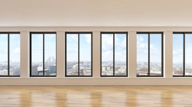 Modern oturma odası 3d render