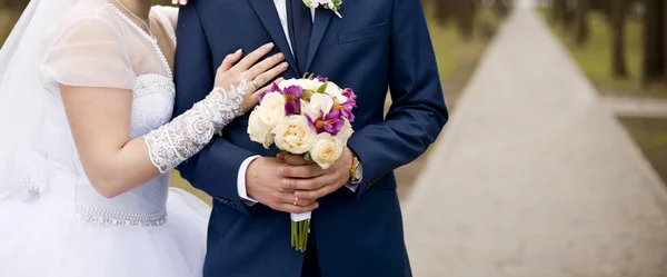 Wedding couple without face — Stock Photo, Image