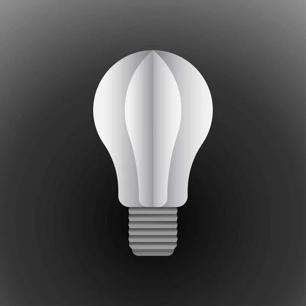 Vecteur Lampe Symbole Signe Idée Illustration Vectorielle — Image vectorielle