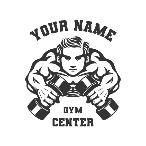 Vector logo design for fitness club