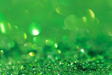 Noel için yeşil Glitter soyut arka plan