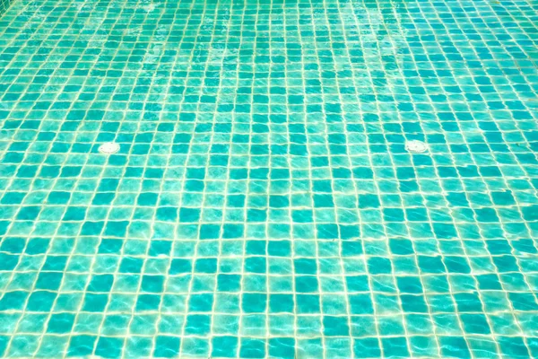 Green ripple wave in swimming pool — Stock Photo, Image