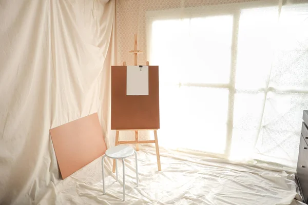 drawing or painting room with soft light