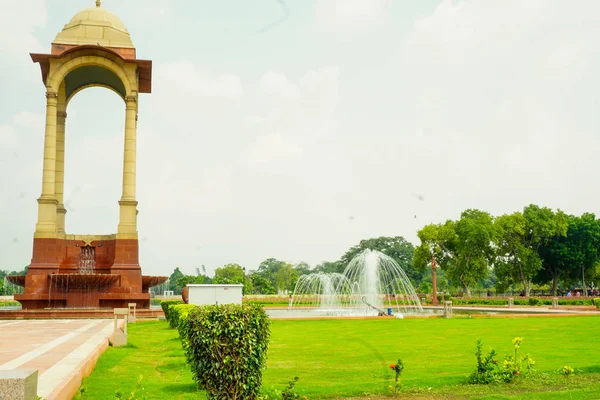 Ινδία-Δελχί-πύλη της Ινδίας-9 Σεπτεμβρίου, 2019, πάρκο της πύλης της Ινδίας — Φωτογραφία Αρχείου