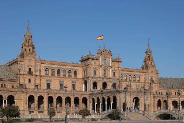 Sevilla, Espana-19 / 08 / 2019 Plaza de España en Sevilla — Foto de Stock