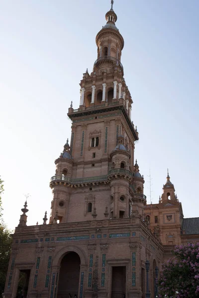 Sevilla, Espana-19 / 08 / 2019 Plaza de España en Sevilla — Foto de Stock