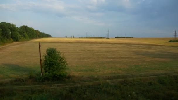 Vue depuis la fenêtre du train 