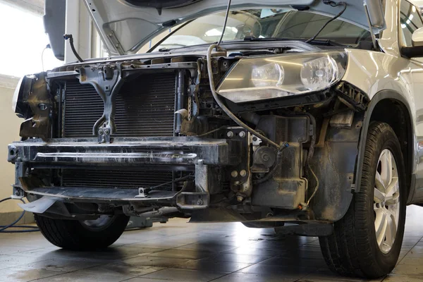 Auto Repair Service Services Car Engine Machine Concept — Stock Photo, Image