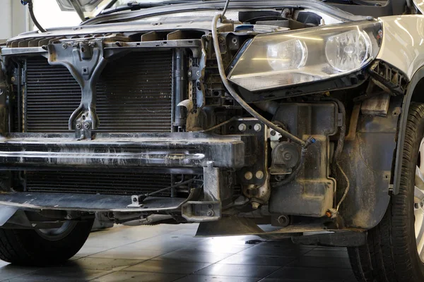 Auto Repair Service Services Car Engine Machine Concept — Stock Photo, Image