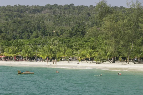 Wybrzeże Wyspie Koh Rong — Zdjęcie stockowe