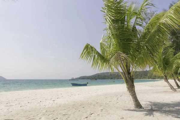 Koh Rong Adası 'nda bir sahil.