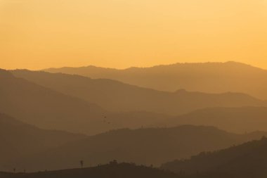 Mon kiew-lom bakış açısı Mae Moei Milli Parkı, Tak Eyaleti, tayland cordillera güzel tabaka