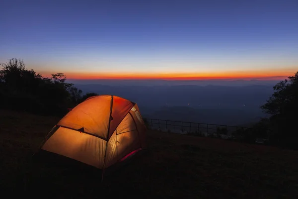 Paysage Doi Pui Sop Moei Mae Hong Son Thaïlande — Photo