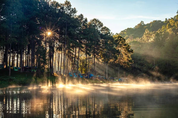 Paisaje Natural Pang Oung Mae Hong Son Provincia Tailandia — Foto de Stock