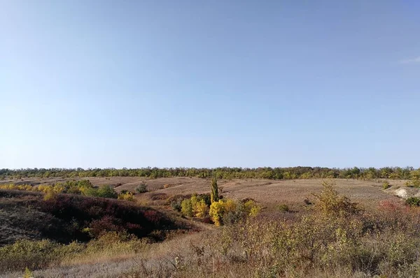 Natursteppe Der Herbstsaison — Stockfoto