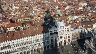 San Marco çan kulesinden Venedik manzarası