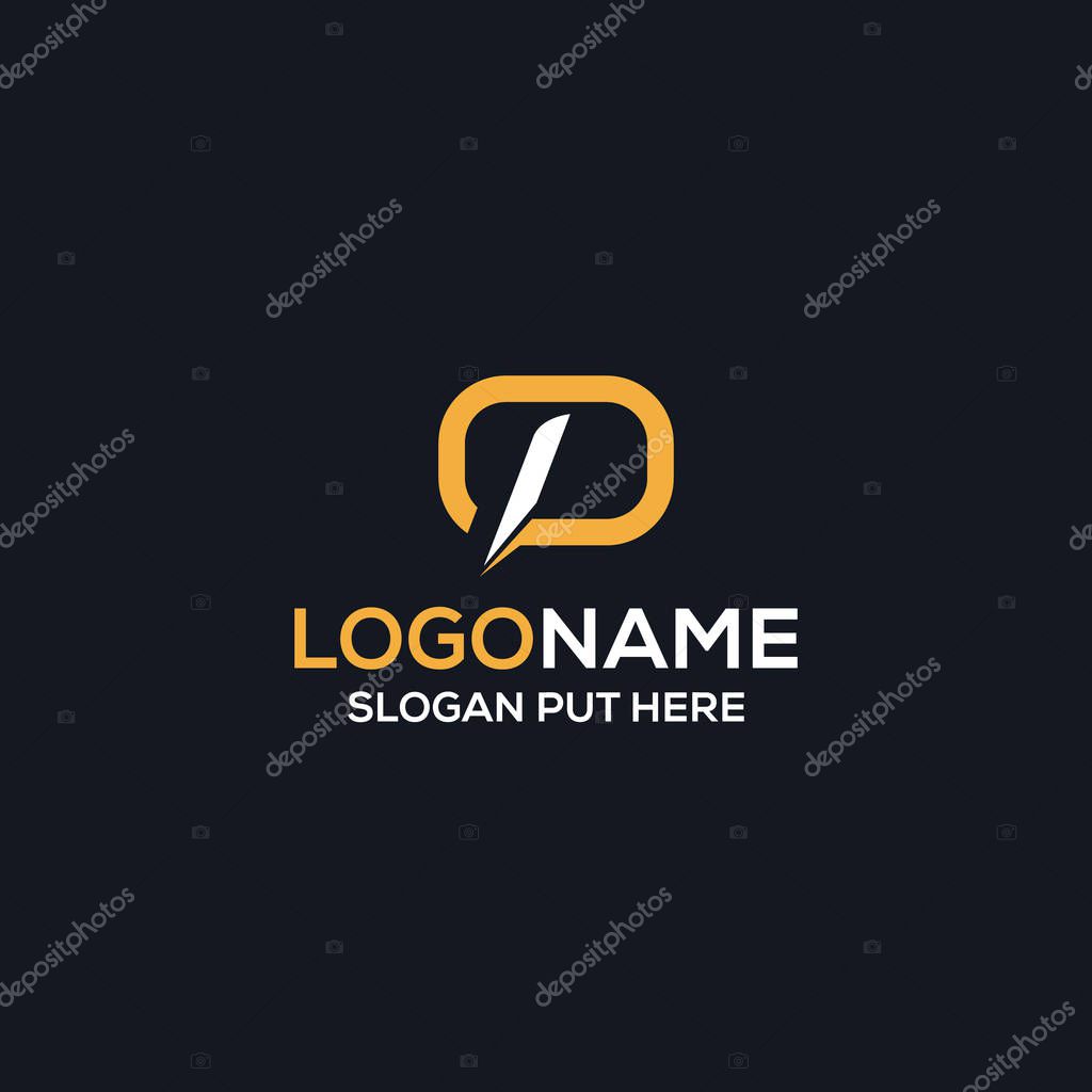 Creative & Modern DP Or OP Letter logo design template for business/company ready to use