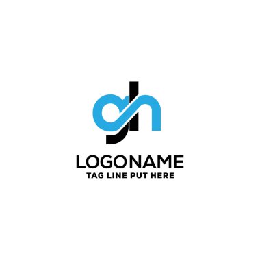 Kullanım Şirketi / İş amacı için yaratıcı & Modern Gh Letter logo tasarım şablonu kullanıma hazır