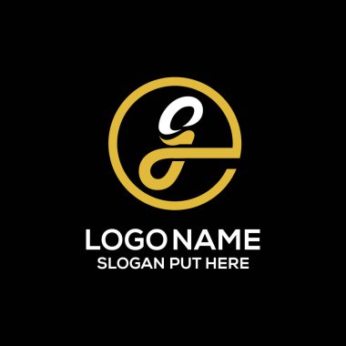 Gc or Cg Letter logo design template